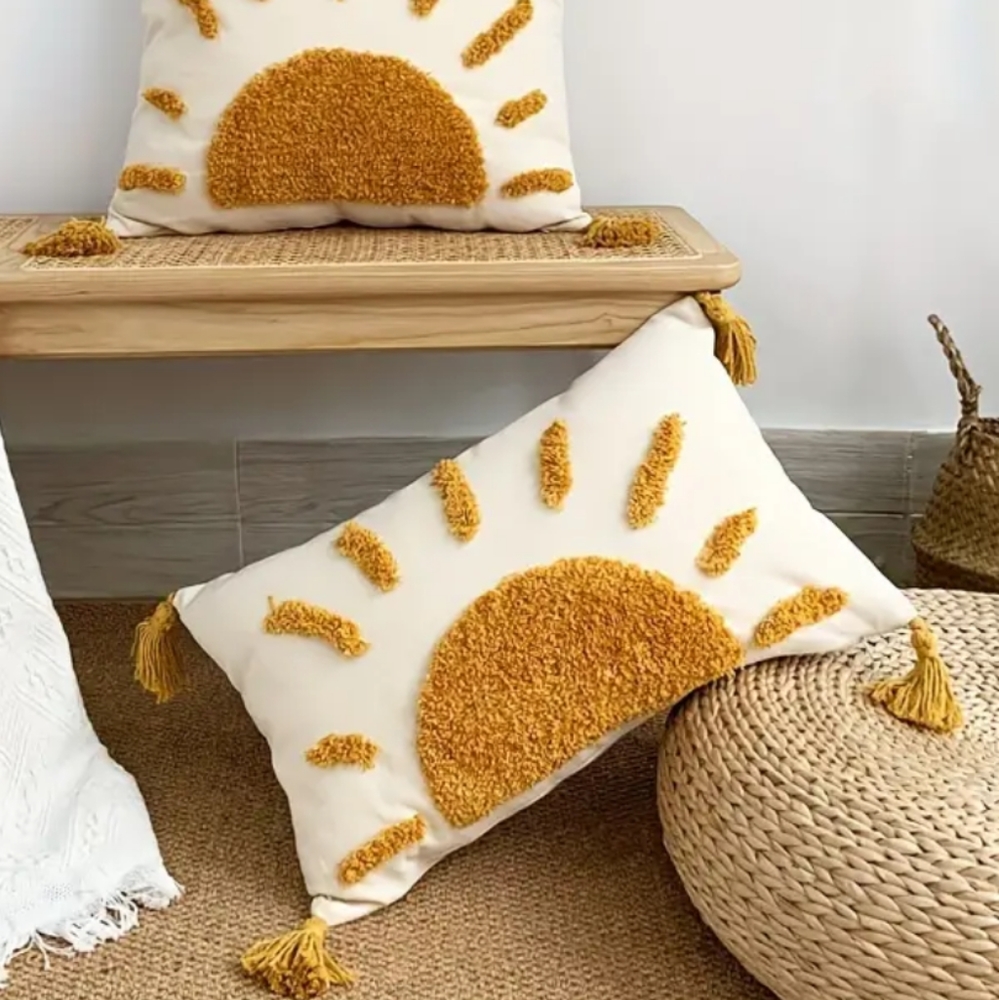 Cute sunrise 🌄 sun soft pillow case - Picture 2 of 3